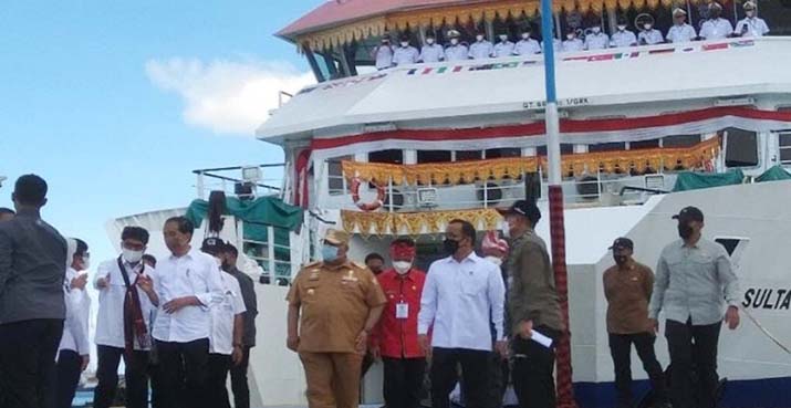 Kunker ke Wakatobi, Jokowi Resmikan Tiga Pelabuhan Penyeberangan