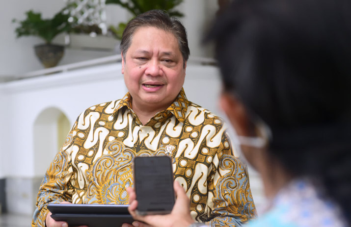 Menteri Koordinator Bidang Perekonomian Indonesia Airlangga Hartarto