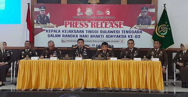 Restorative Justice, Kejati Sultra Hentikan 14 Kasus Tindak Pidana Per Juli 2022