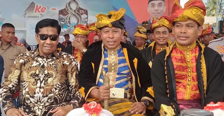 Wakil Bupati Butur Hadiri Upacara HUT ke-8 Buteng