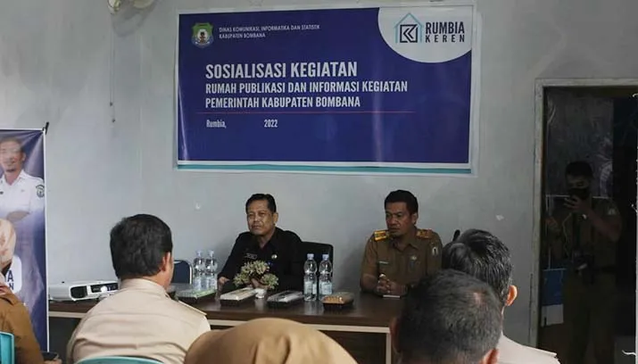 Kominfo Bombana Bekali Admin OPD Terkait Sistem Informasi