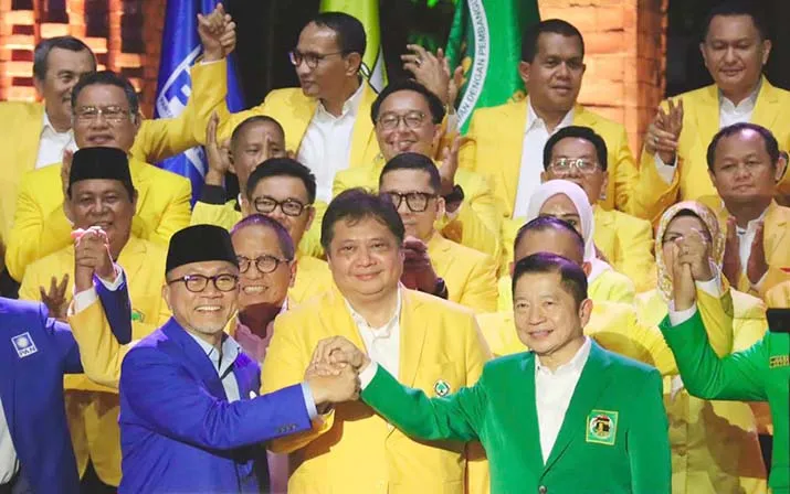 KIB Daftar ke KPU Bersama, Airlangga: Bukti Kami Tetap Solid