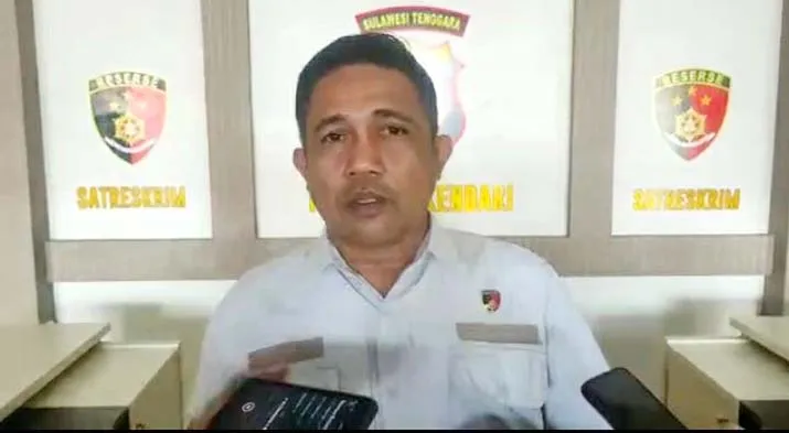 Kasat Reskrim Polresta Kendari, AKP Fitrayadi. Foto: Sunarto/Detiksultra.com