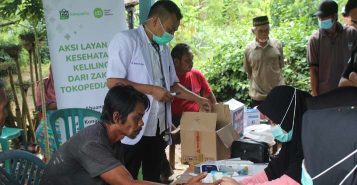 Tokopedia Gandeng IZI Beri Pelayanan Kesehatan Gratis pada Masyarakat Pelosok di Konsel