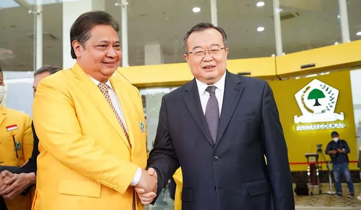 Terima Kunjungan PKC, Airlangga Janjikan Stabilitas Politik dalam Investasi Tiongkok