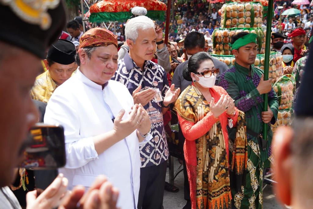 Hadiri Tradisi Yaa Qowiyyu, Airlangga Berdoa agar Umat Muslim di Indonesia Diberi Kekuatan