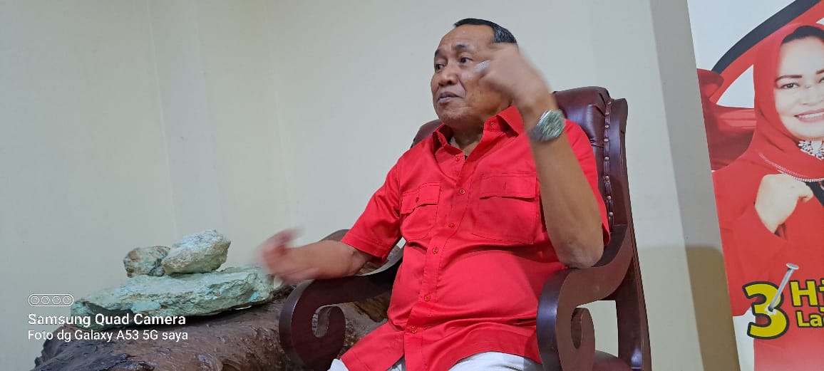 Ishak Ismail Pastikan Andi Sulolipu Tidak akan Diusung PDIP di Pilwali Kendari 2024