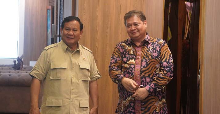Menko Airlangga Terima Kunjungan Menhan Prabowo, Bahas Kemandirian Ekonomi hingga Dinamika Geopolitik Dunia