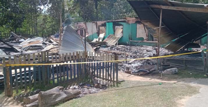 Empat Rumah di Mubar Terbakar, Uang Tunai Ratusan Juta Ludes Dilalap si Jago Merah