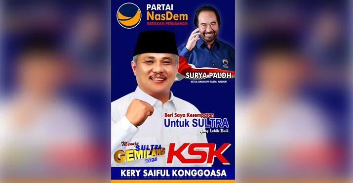 Bupati Konawe Merapat ke NasDem, Sekretaris: Belum ada Komunikasi ke DPW Sultra