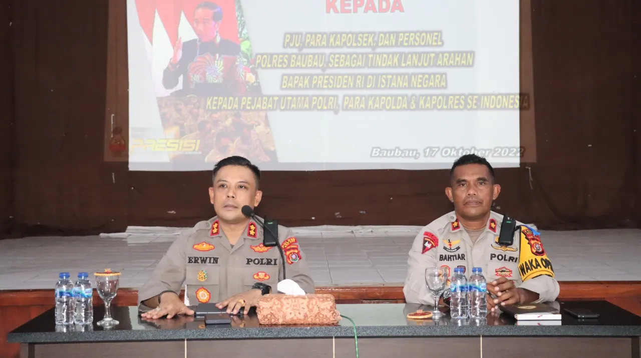 Kapolres Baubau Minta Anggotanya Hilangkan Gaya hidup Glamor