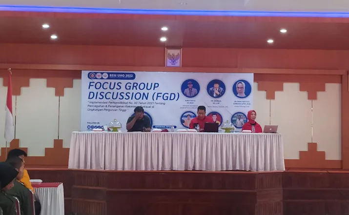 BEM UHO Gelar FGD Implementasi Permendikbud Pencegahan Kekerasan Seksual