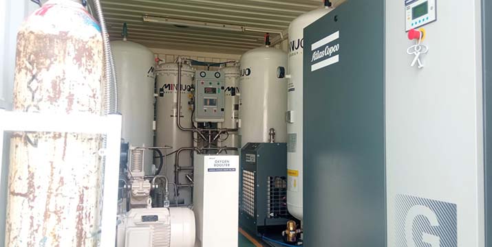 RSUD Kendari Terima Bantuan Mesin Oksigen Generator dari Kadin Sultra