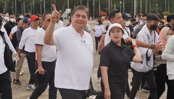 Melanjutkan Pembangunan, Airlangga Sebut Harus Ada Golkar dan PDIP