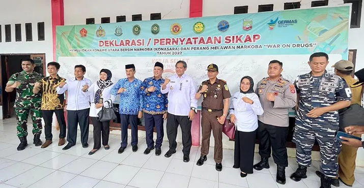 BNNP Sultra Launching Konasara War On Drugs