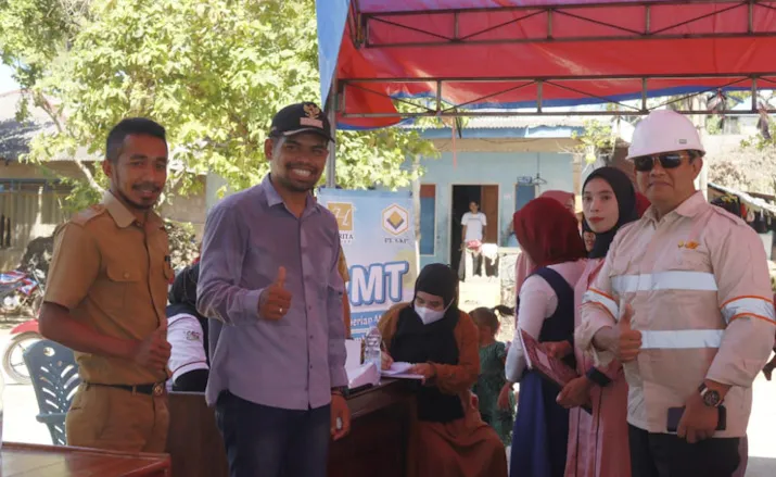 Ikut Perangi Stunting, PT GKP Beri Gizi Tambahan pada Bayi dan Balita di Konkep