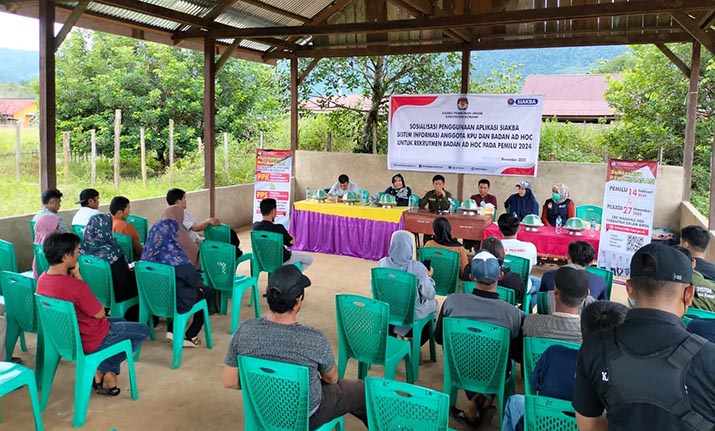 Sosialisasi Kepemiluan, KPU Konawe Jangkau Daerah Terpencil