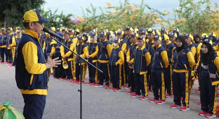 Basiran Lepas 685 Kontingen Buton ke Porprov Sultra