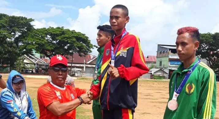 Atletik Mubar Raih Satu Medali Emas dan Perunggu di Porprov Sultra 2022