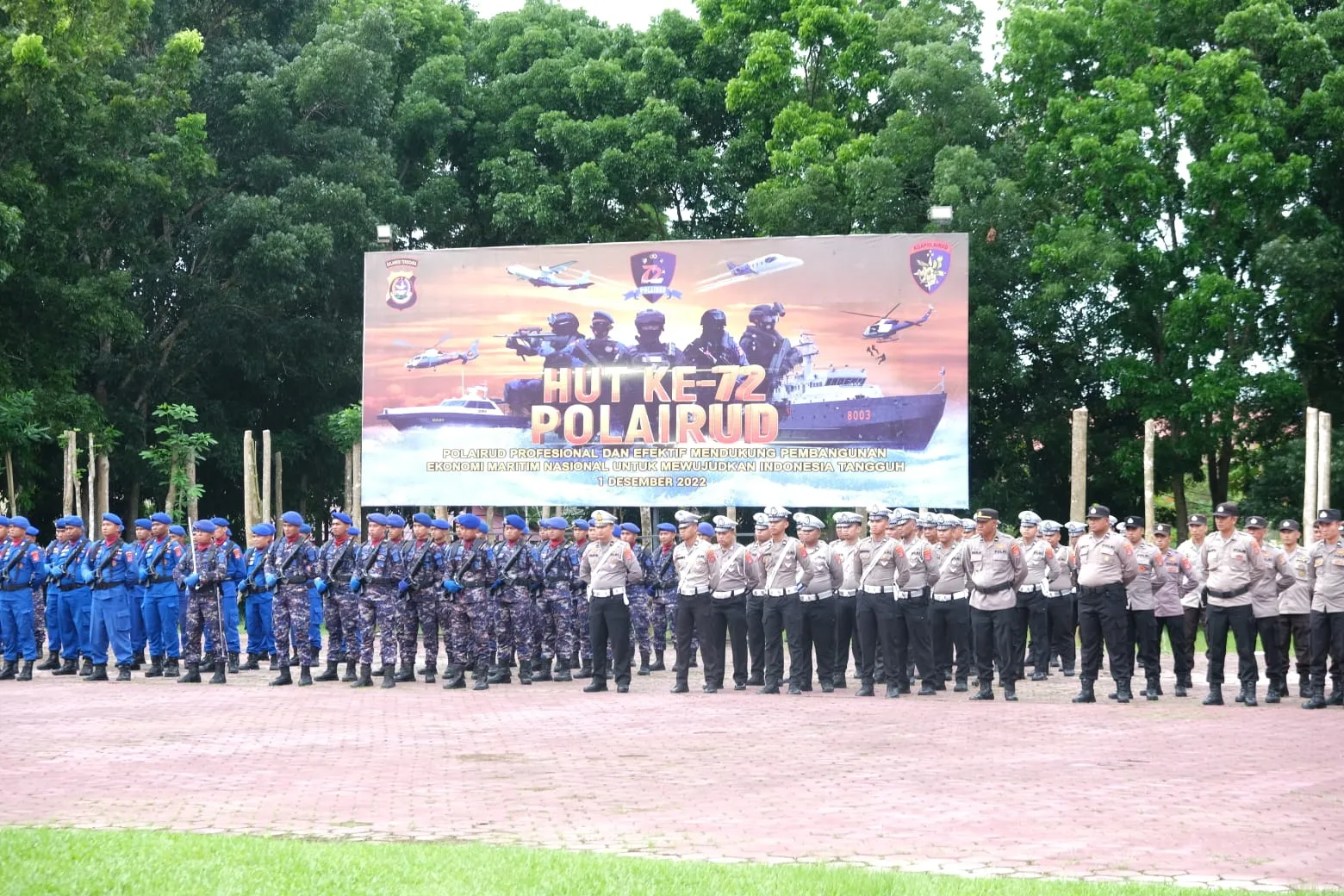 HUT Polairud ke-72, Kapolda Sultra Sebut jadi Momentum Evaluasi Kerja