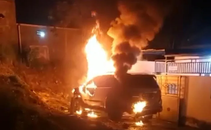Toyota Fortune Milik Aktivis asal Konut Terbakar, Polisi Selidiki Penyebabnya
