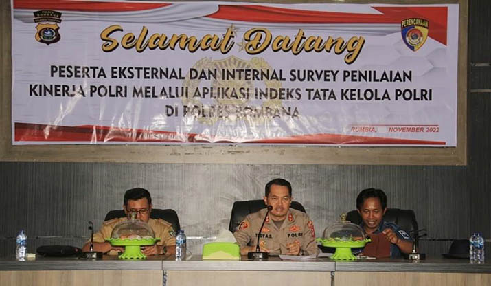 Survei Eksternal dan ITK-O Polri Dihadiri Wakil Ketua DPRD Bombana Ir. Ardi