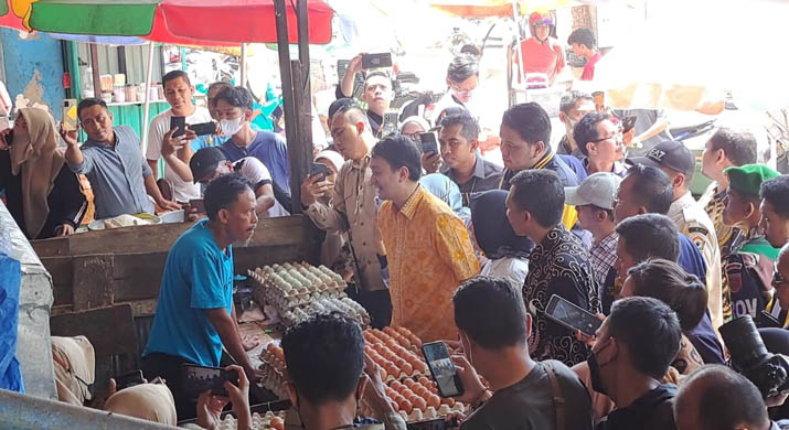 Sidak Pasar Basah Mandonga Kendari, Wamen Perdagangan: Harga Bahan Pokok Fluktuatif