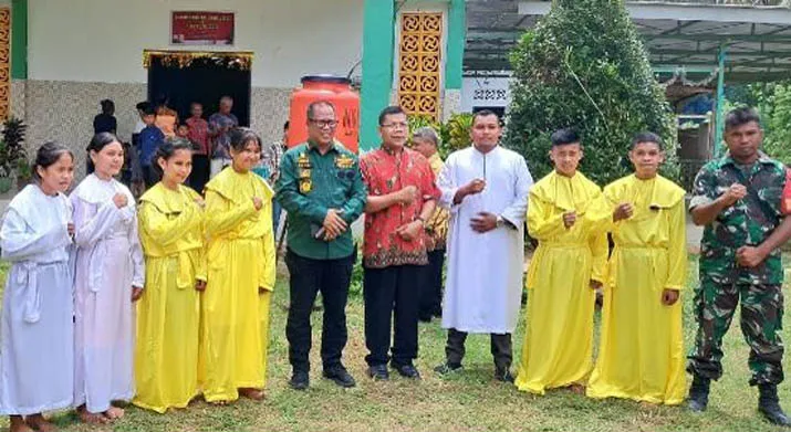 Hadiri Perayaan Natal, Pj Bupati Mubar Ajak Masyarakat Jaga Persatuan