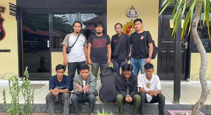 Polisi Tangkap 4 Pelaku Pembusuran di Morosi Konawe