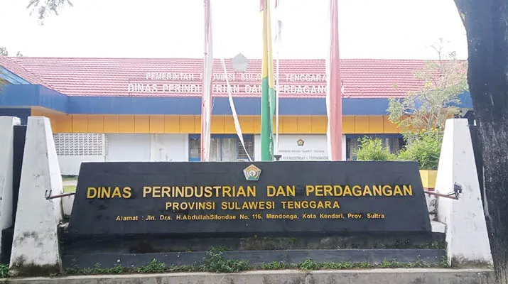 Kantor Dinas Perindustrian dan Perdagangan (Disperdag) Sultra