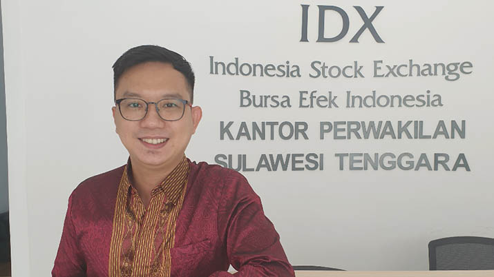 Kepala Kantor Perwakilan Bursa Efek Indonesia (BEI) Sultra, Ricky