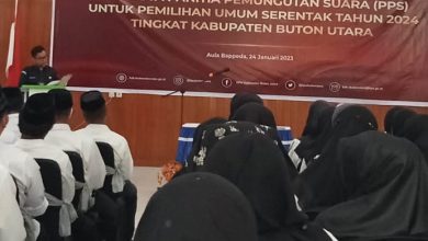 Photo of KPU Butur Lantik 270 Anggota PPS untuk Pemilu 2024
