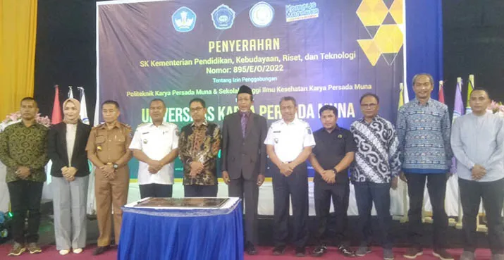 Usman Rianse Ditunjuk Jadi Rektor Universitas Karya Persada Muna