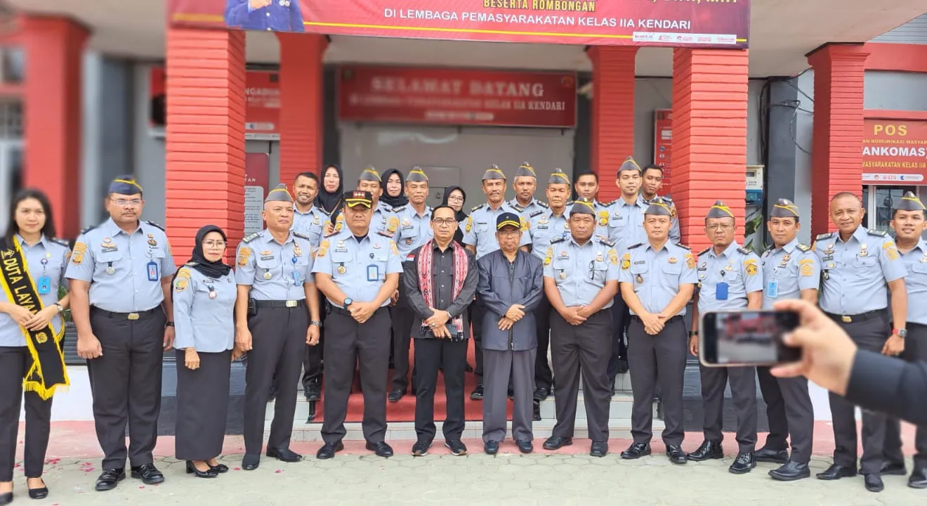 Kunjungi Lapas Kendari, Direktur PNLKP Ingatkan soal Berantas Narkoba