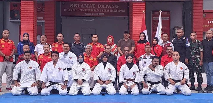 Tingkatkan Bela Diri Petugas Tahanan, Graha Lapas Kendari Dibuka