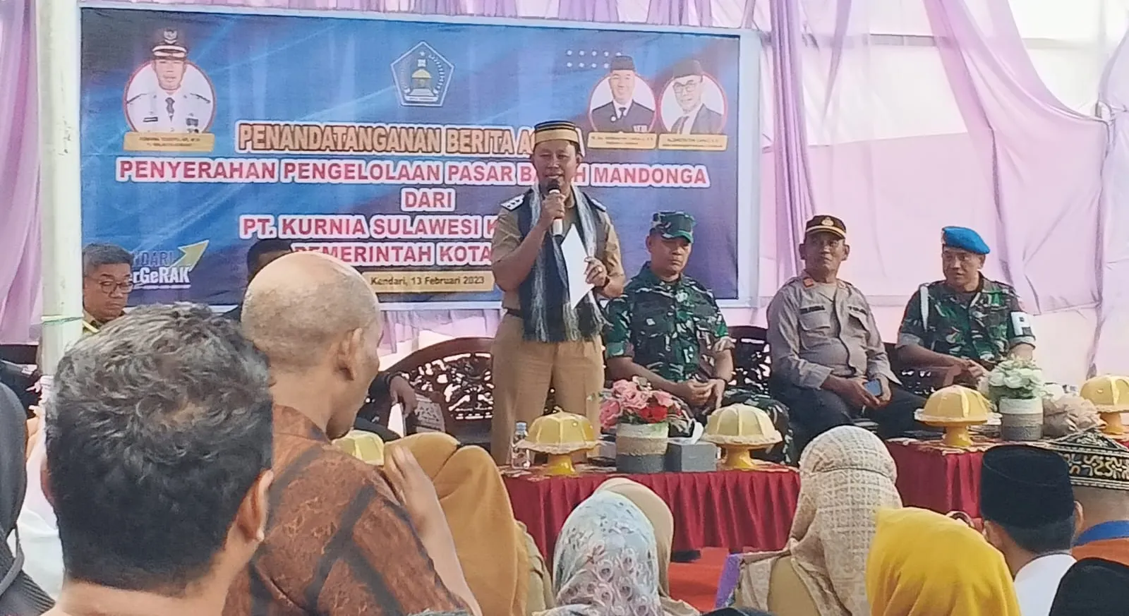 Pemkot Kendari Resmi Ambil Alih Pengelolaan Pasar Basah Mandonga