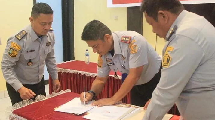 Tingkatan Mutu Kemandirian Narapidana, Lapas Kendari Teken Kerja Sama dengan LPKS