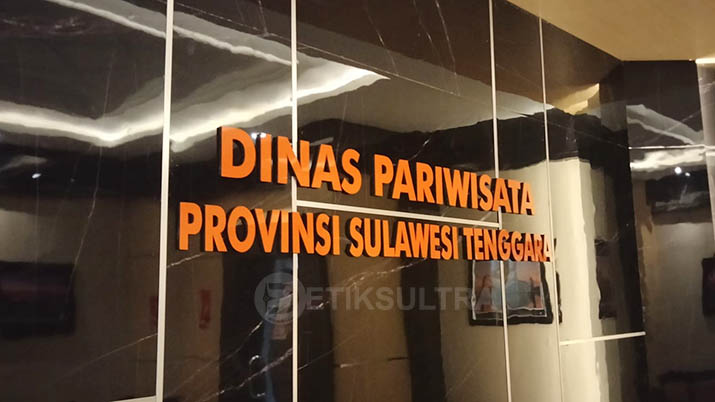 Kantor Dinas Pariwisata (Dispar) Sulawesi Tenggara (Sultra). (Muh Ridwan Kadir).