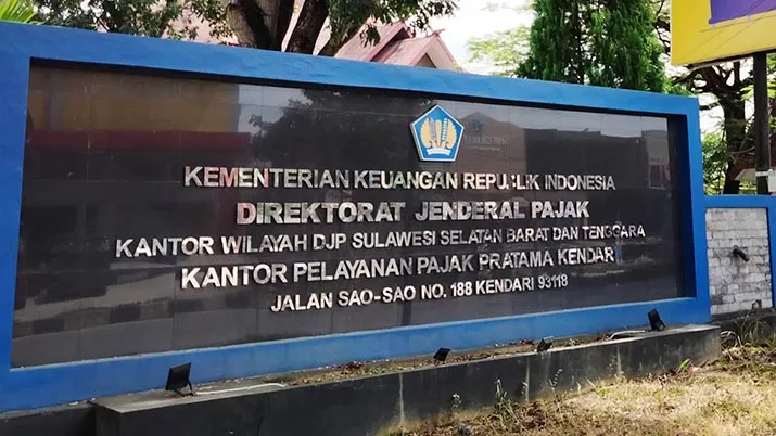 Kantor KPP Pratama Kendari. Foto: Muh Ridwan Kadir/Detiksultra.com