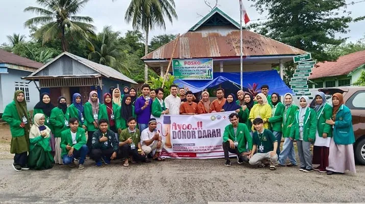 Mahasiswa KKL STAI YPIQ Baubau Bersama PMI Gelar Donor Darah di Batauga