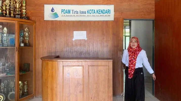 Kantor PDAM Tirta Anoa Kota Kendari. Foto: Istimewa