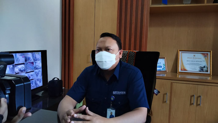 Ketgam: Kepala BPJS Kesehatan Cabang Kendari, Rinaldi Wibisono. Foto: Muh Ridwan Kadir/Detiksultra.com.