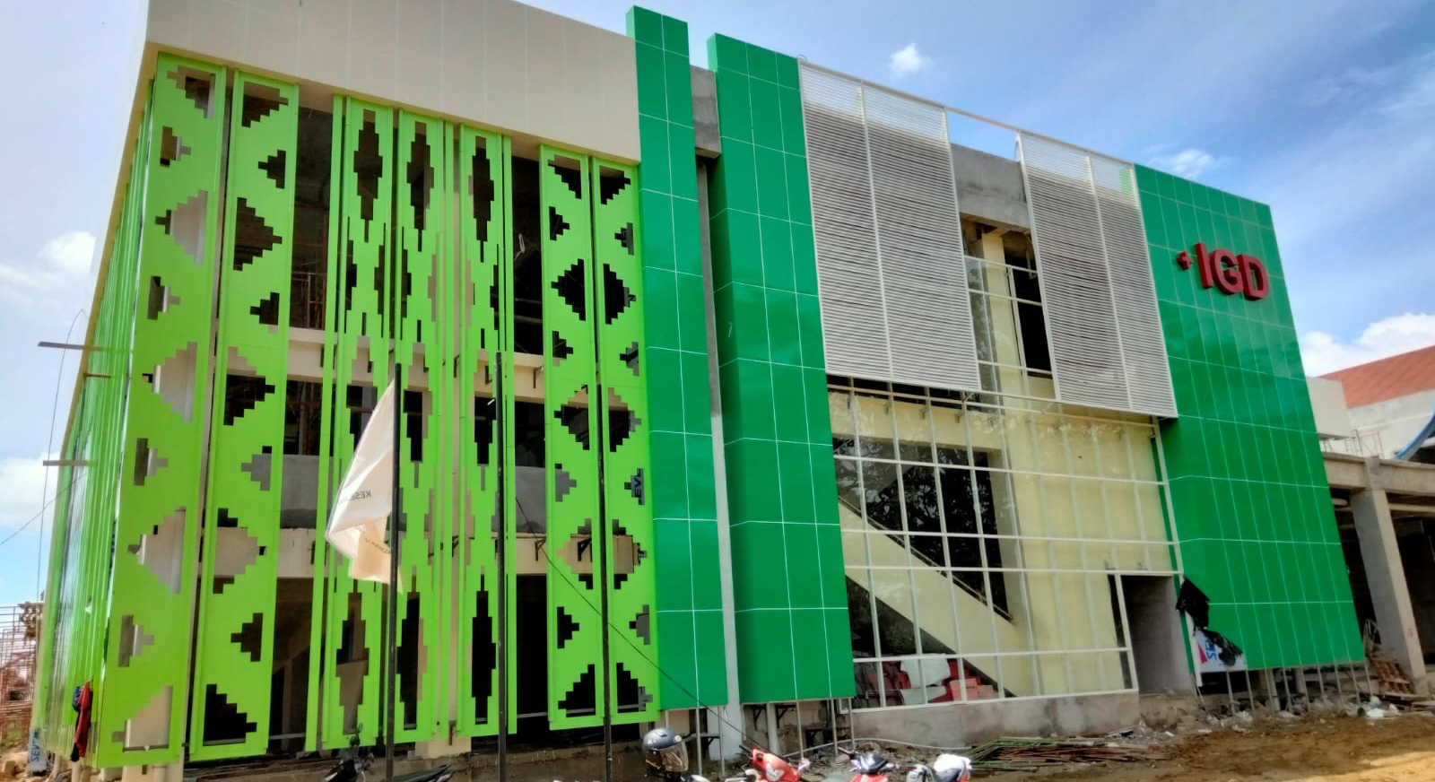 Progres Pembangunan Rumah Sakit Tipe D Amtero Hamra Puuwatu Capai 80 Persen