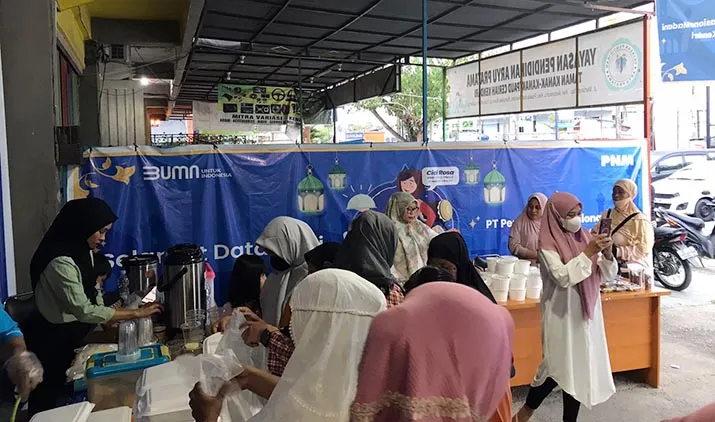 PNM Cabang Kendari Gelar Pasar Bedug Bersama Nasabah
