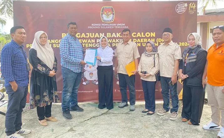 Leni Andriani Surunuddin, Balon DPD RI Dapil Sultra yang Mendaftar ke KPU