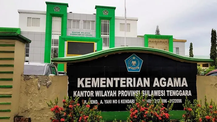 Kantor Kemenag Sultra. Foto: Muh Ridwan Kadir/Detiksultra.com