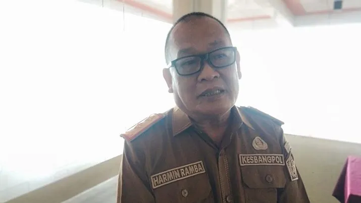 Kepala Badan Kesatuan Bangsa dan Politik (Kesbangpol) Sultra, Harmin Ramba. Foto: Muh Ridwan Kadir/Detiksultra.com