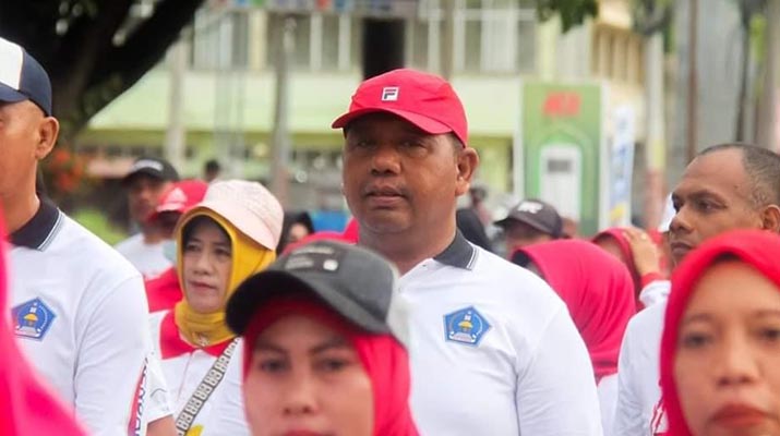 Meriahkan HUT Kota Kendari ke-192, Ketua DPRD dan Pj Wali Kota Ikuti Jalan Santai