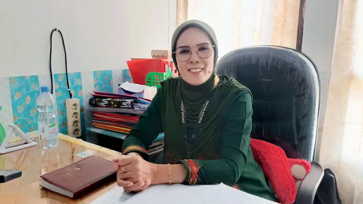 Ket. Kepala Seksi Peserta Didik dan Pembangunan Karakter Dikmudora Kendari, Hartini. Foto: Septiana Syam