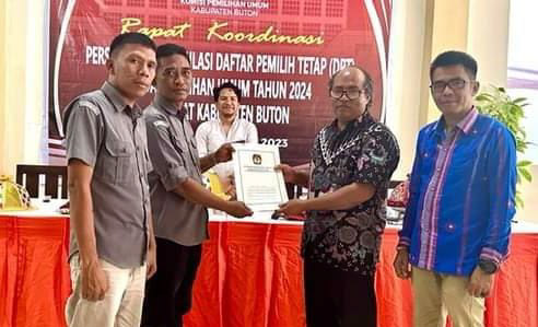 KPU Tetapkan DPT Kabupaten Buton Sebanyak 79.097 Jiwa